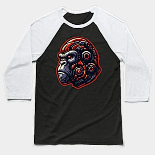 The face of Mecha Kong Baseball T-Shirt